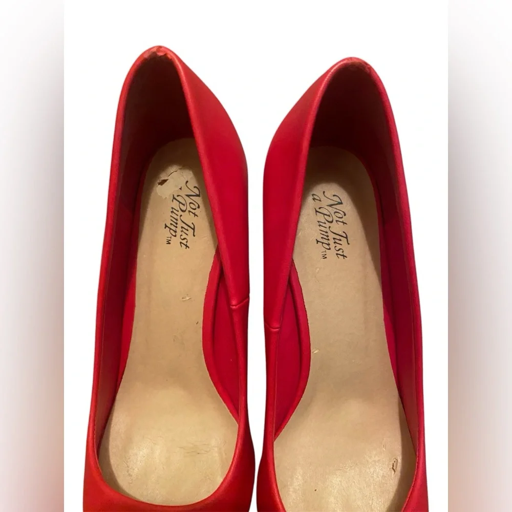 Not just A Pump red block heels